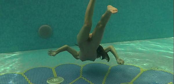  Hottest petite small tits teen Irina Russaka underwater